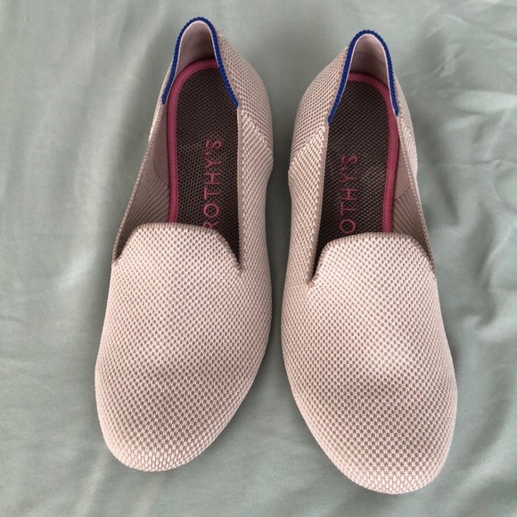 rothys linen loafer